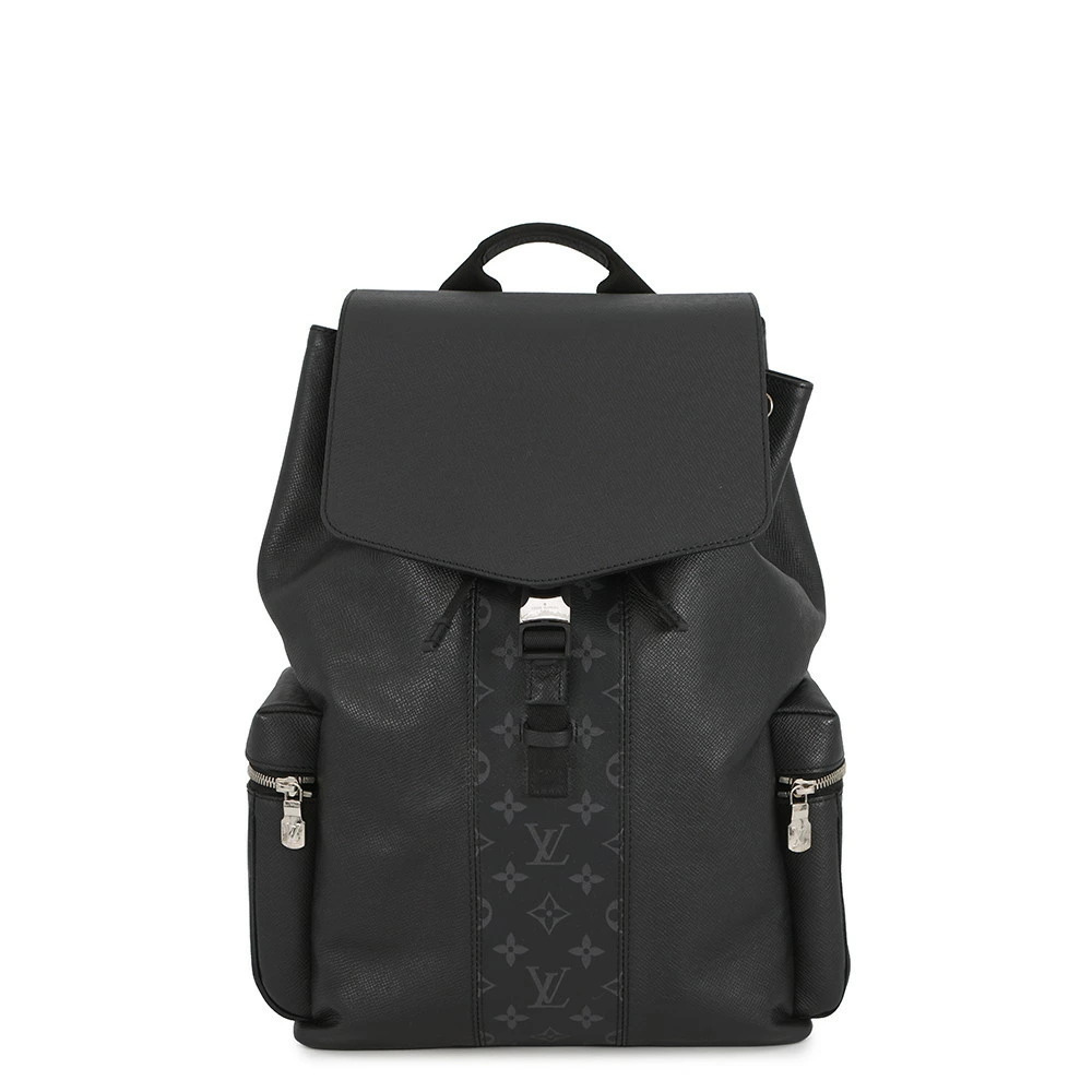 Louis Vuitton Taigarama Monogram Eclipse Black Backpack Black Bag